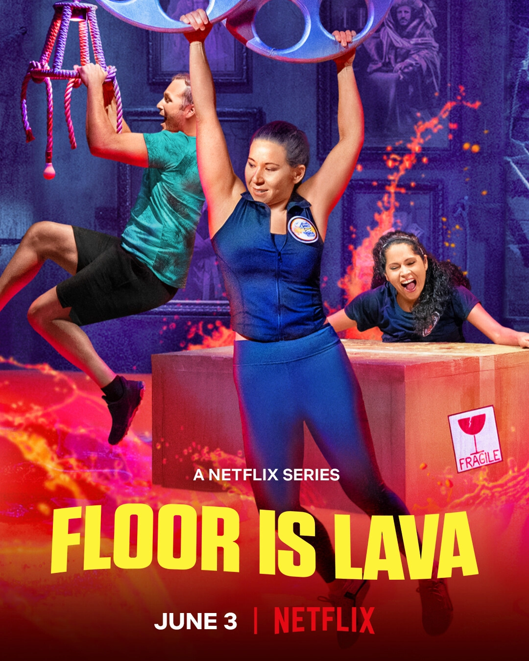 Cartel de ¡El suelo es lava! (T2)