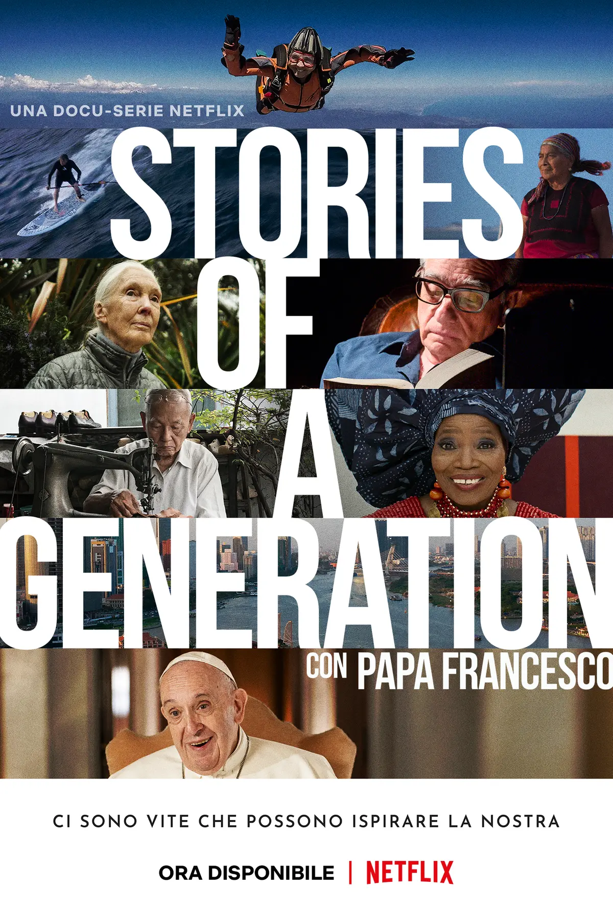 Cartel de Historias de una generación con el papa Francisco (T1)