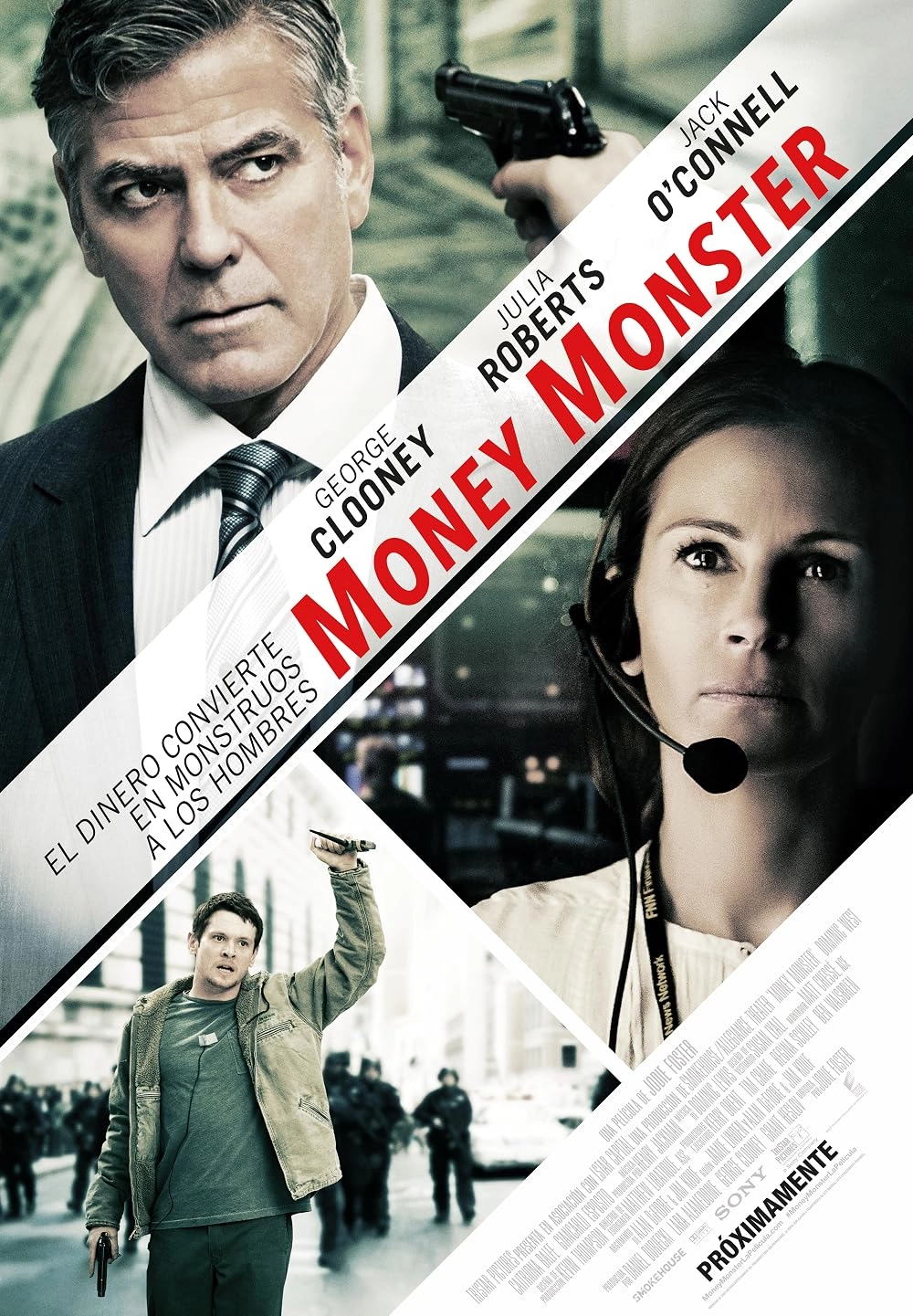 Cartel de Money Monster (v. cat)